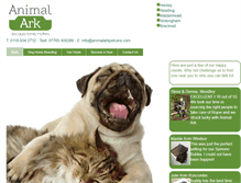 Tablet Screenshot of animalarkpetcare.com